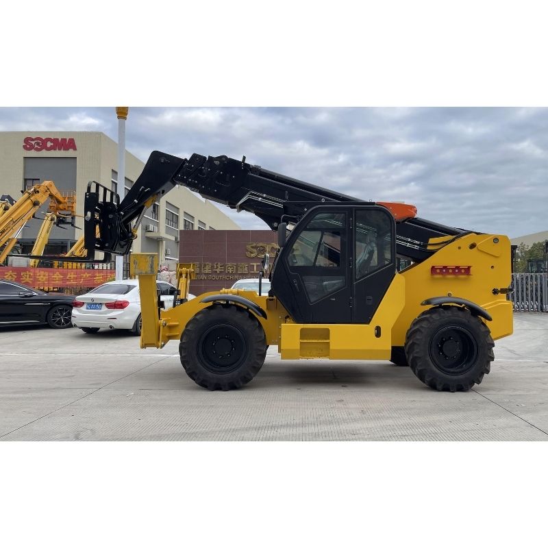 Forklift front-left view