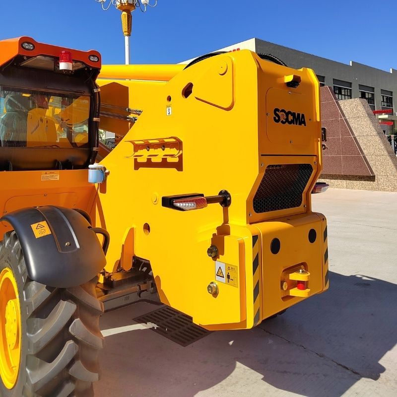 Forklift rear view