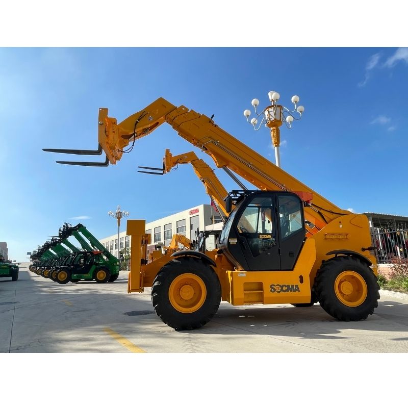 Forklift front view